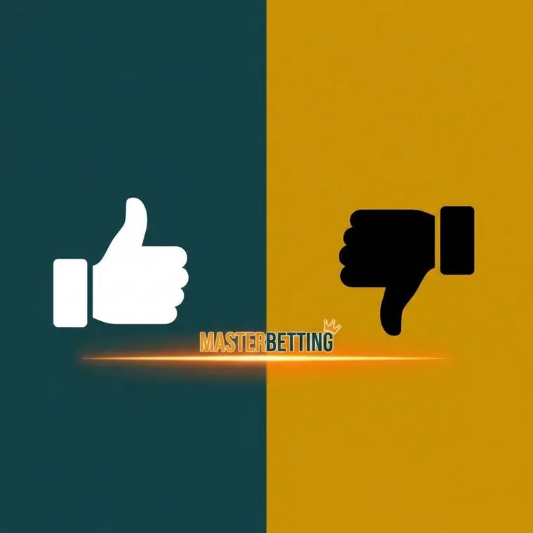 Pros y contras en MasterBetting